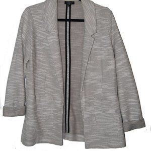 Top Shop Gray Crossweave Boyfriend Blazer